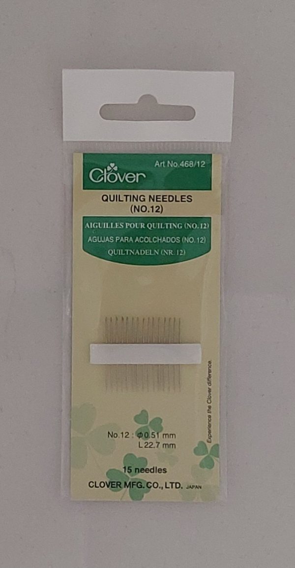 Clover Quilting Needles 12